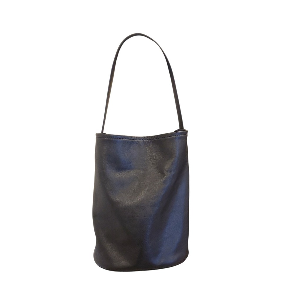 J. Crew Berkeley Bucket Bag Black Leather